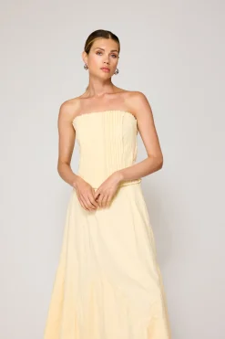 Line & Dot ABBOTT PLEATED TUBE TOP- Resort