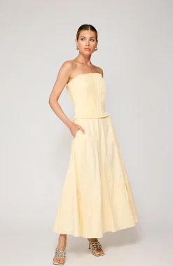 Line & Dot ABBOTT PLEATED TUBE TOP- Resort