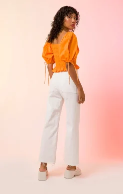 Line & Dot AMBER SMOCKED TOP- Tops