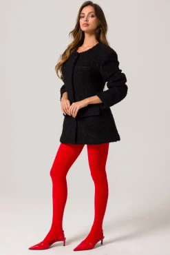 Line & Dot ANGIE SHEARLING JACKET- Outerwear