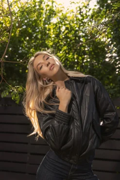 Line & Dot ANNETTE BOMBER JACKET- Outerwear