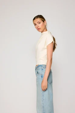 Line & Dot ARCHER DRAPED TOP- Tops | Resort