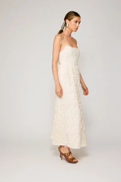 Line & Dot ARIS STRAPLESS MAXI DRESS- Dresses | Resort