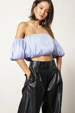 Line & Dot AUDREY OFF SHOULDER BLOUSE- Tops