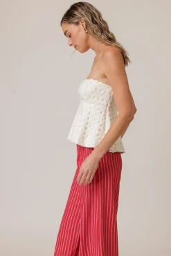 Line & Dot BOWEN STRAPLESS TOP- Tops