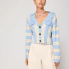 Line & Dot BRADLEY STRIPED CARDIGAN- Knits | Resort