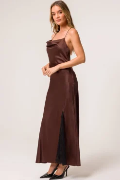 Line & Dot DALTON LACE INSERT DRESS- Dresses