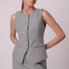 Line & Dot DAMSON VEST- Tops