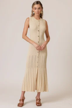 Line & Dot DELIAH MIDI DRESS- Dresses