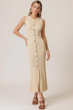 Line & Dot DELIAH MIDI DRESS- Dresses