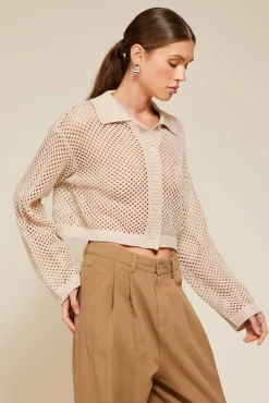 Line & Dot DIDI CROCHET TOP- Tops