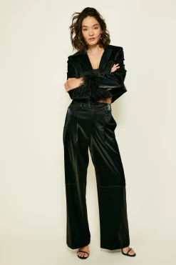 Line & Dot DIXIE CROPPED BLAZER- Outerwear