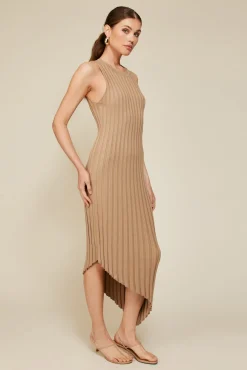 Line & Dot ELLEY MIDI DRESS- Dresses