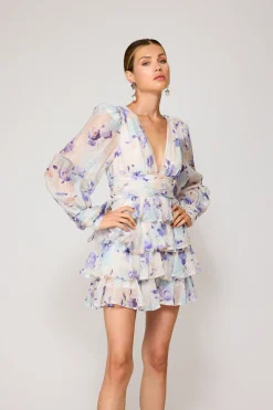 Line & Dot FLEUR MINI TIERED DRESS- Dresses | Resort