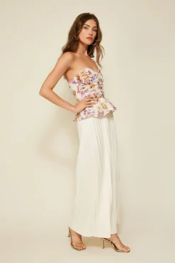 Line & Dot FLORET TOP- Tops