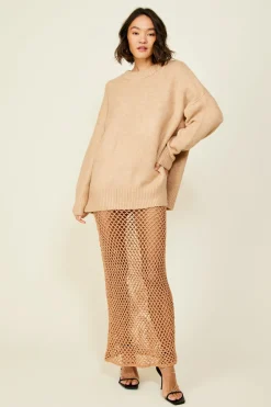 Line & Dot Glimmer Skirt- Bottoms