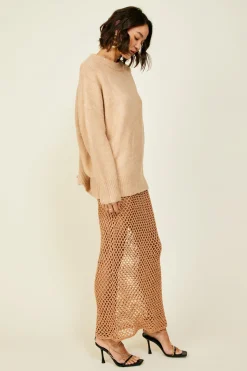 Line & Dot Glimmer Skirt- Bottoms