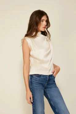 Line & Dot GLOSSY DOLLY TOP- Tops