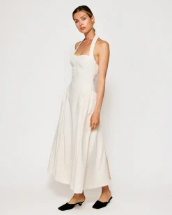 Line & Dot GRETA HALTER MAXI DRESS- Dresses | Resort