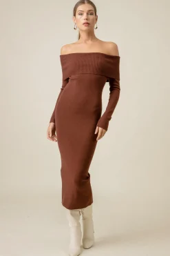 Line & Dot HEART STRUCK MIDI DRESS- Dresses