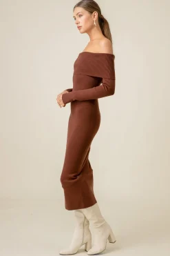 Line & Dot HEART STRUCK MIDI DRESS- Dresses