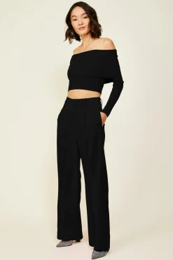 Line & Dot HEART STRUCK SWEATER- Tops