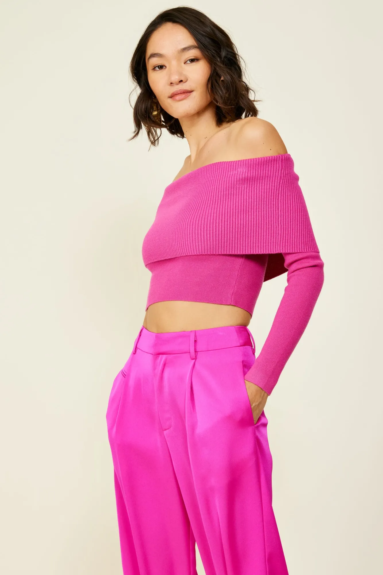 Line & Dot HEART STRUCK SWEATER- Tops