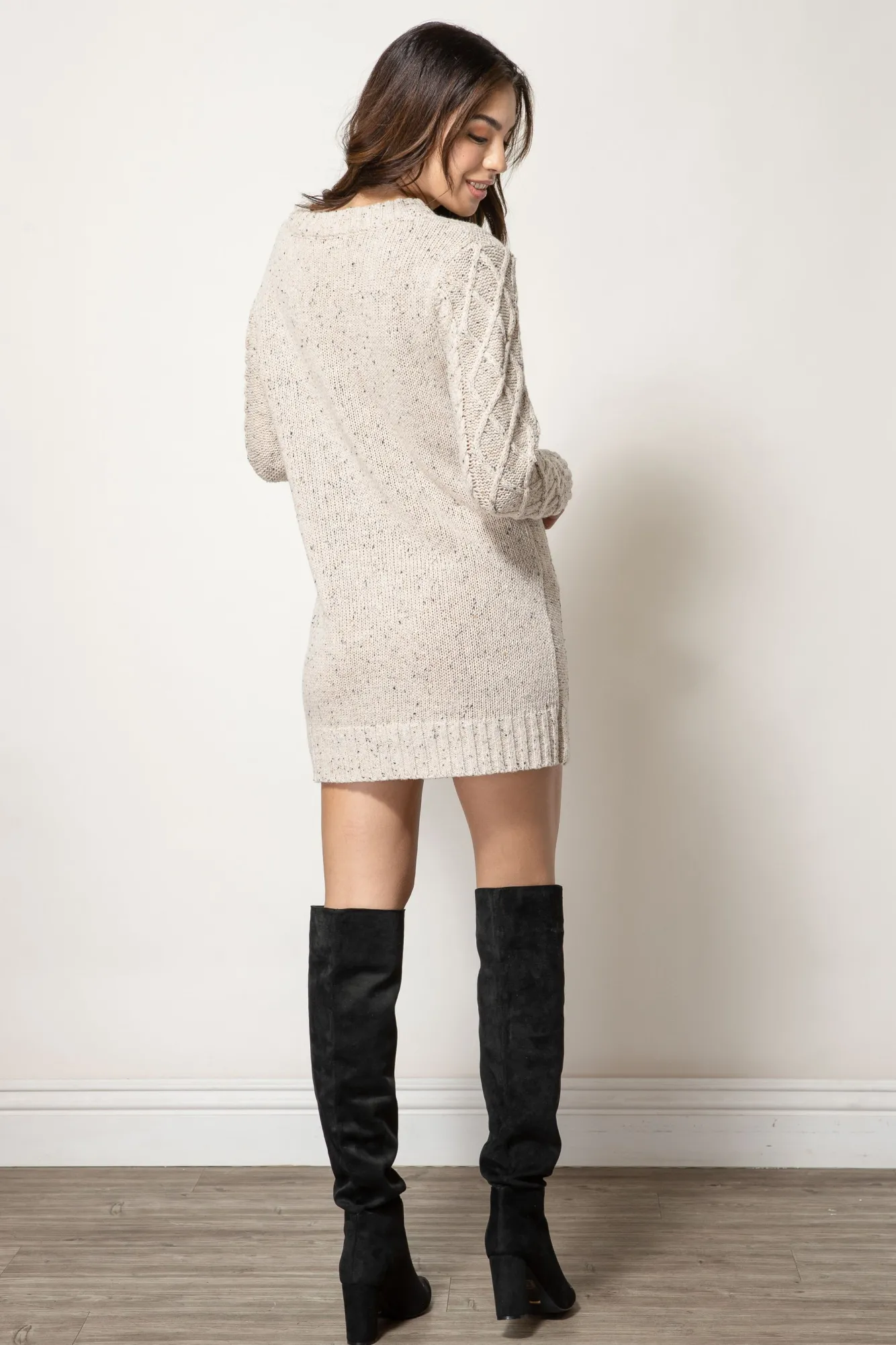 Line & Dot JACKSON SWEATER DRESS- Dresses