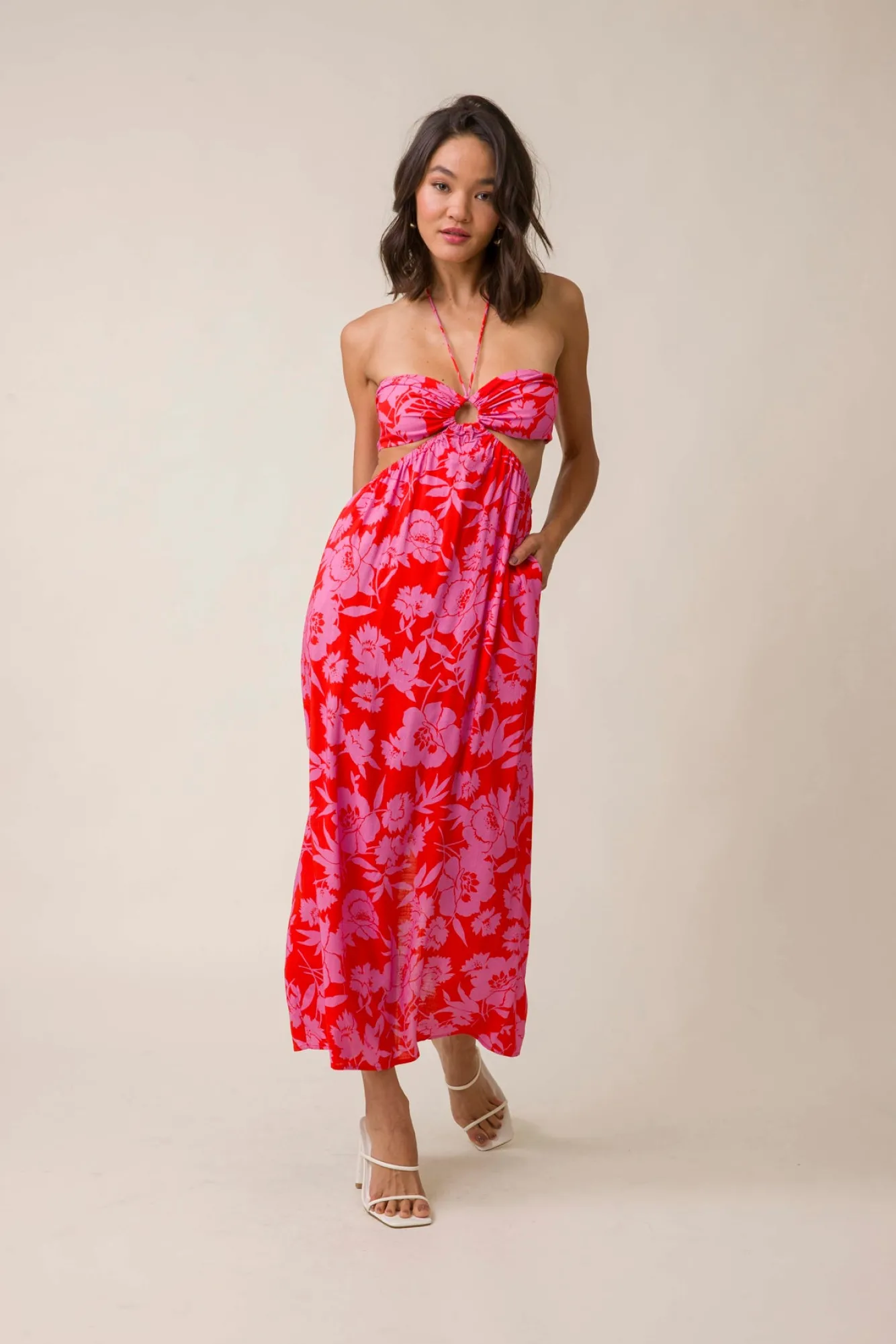 Line & Dot JENNIE CUT OUT DRESS- Dresses