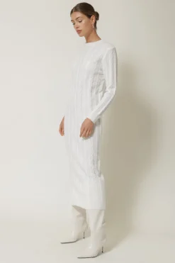 Line & Dot JORDAN MAXI SWEATER DRESS- Dresses