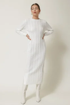 Line & Dot JORDAN MAXI SWEATER DRESS- Dresses