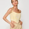 Line & Dot JUNIE CORSET TOP- Tops | Resort