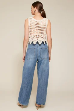 Line & Dot KATO CROCHET TOP- Tops