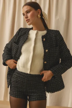 Line & Dot KNOX TWEED JACKET- Outerwear