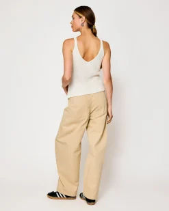 Line & Dot LARA ROSETTE DETAILED SLEEVELESS TOP- Tops | Resort