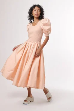 Line & Dot LAUREL MIDI DRESS- Dresses