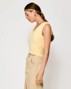 Line & Dot LEONIS SWEATER VEST- Tops | Resort