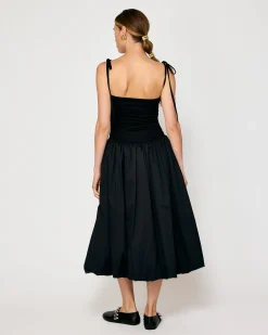 Line & Dot LIANNA MIX-MEDIA DRESS- Dresses | Resort