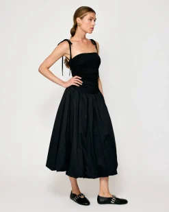 Line & Dot LIANNA MIX-MEDIA DRESS- Dresses | Resort