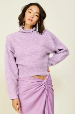 Line & Dot Lila Sweater- Tops