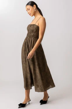 Line & Dot LINY MIDI DRESS- Dresses