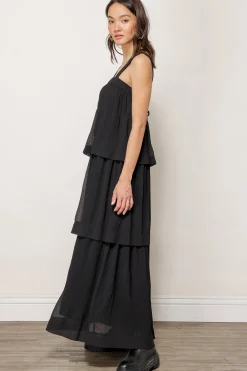 Line & Dot MAXINE TIERED MAXI DRESS- Dresses