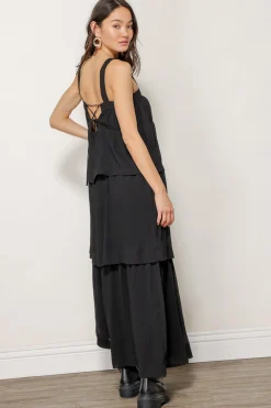 Line & Dot MAXINE TIERED MAXI DRESS- Dresses