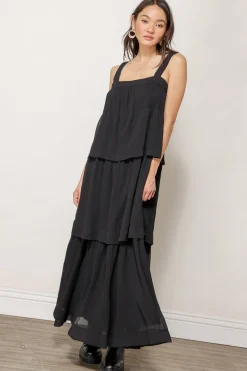 Line & Dot MAXINE TIERED MAXI DRESS- Dresses