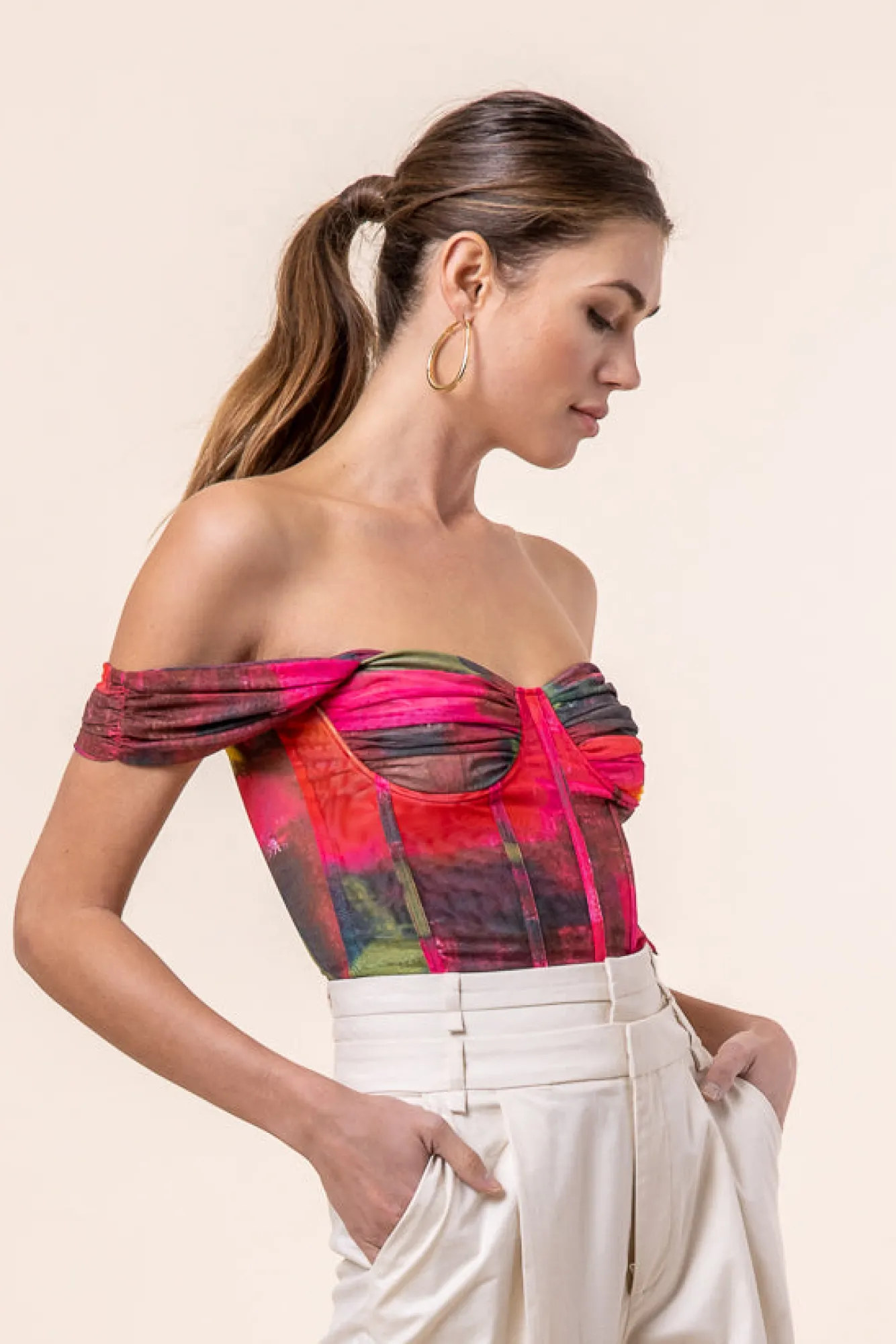 Line & Dot MILEY BUSTIER TOP- Tops