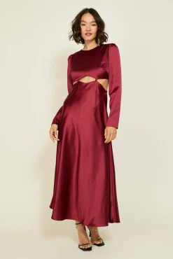 Line & Dot MIRA LONG SLEEVE DRESS- Dresses