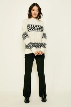 Line & Dot MONTANA FAIRE ISLE SWEATER- Knits