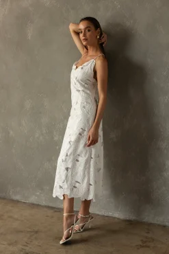 Line & Dot MORNING GLORY MIDI DRESS- Dresses