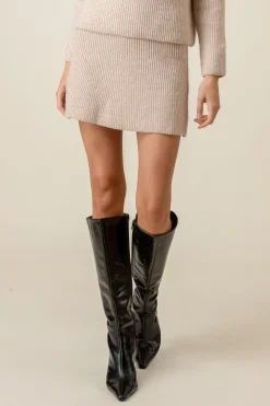 Line & Dot MYLES SWEATER SKIRT- Bottoms