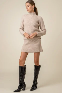 Line & Dot MYLES SWEATER SKIRT- Bottoms